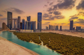 Abu Dhabi Cozy Mangrove View, Seaview 1 Bedroom 1 Partition Apartment not hotel